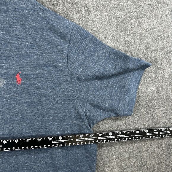Polo Ralph Lauren Shirt Men's Extra Large Blue Eclipse Classic Pony Preppy - Picture 6 of 10